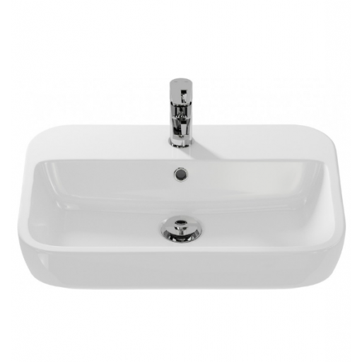Раковина накладная Церсанит Caspia 60 Square S-UM-CAS60/1-S-w белая
